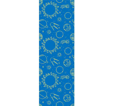 Papel pintado de estrellas lugar en una versión para niños - TenVinilo