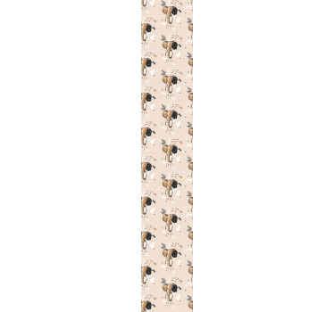 Elefant motiv mønster tapet med elefanter - Tenstickers