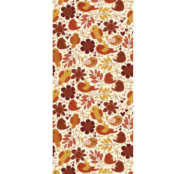 Botanical Motifs leaf wallpaper - TenStickers