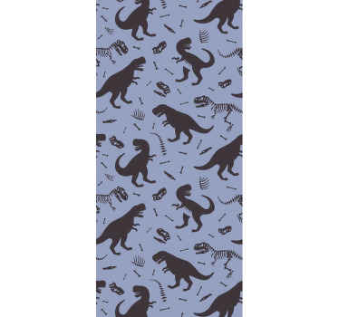 Dinosaur mønster lek dinosaur tapet - Tenstickers
