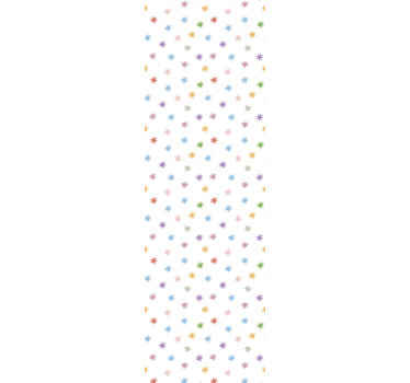 Starburst Pattern home office wallpaper - TenStickers