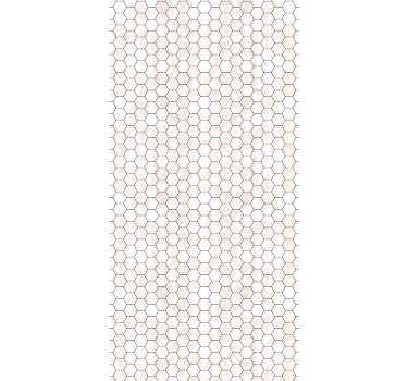 Papel de parede de azulejos hexagonais de mármore - perfeito para qualquer espaço de uma casa e para decoração de paredes em espaços externos. é fácil de aplicar e duradouro.