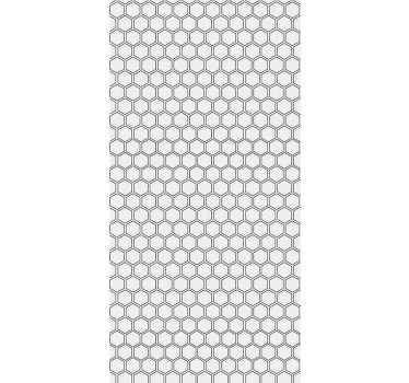 Grundläggande hexagon kakel tapet - Tenstickers