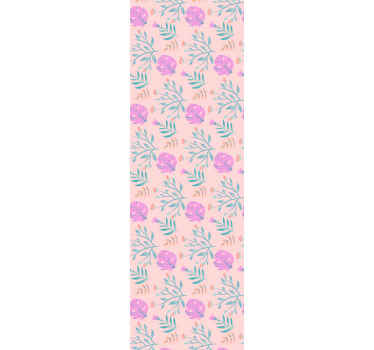 Carta da parati floreale motivo botanico floreale - TenStickers