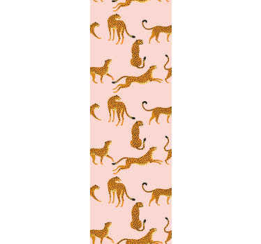 Tapete Tiere Ästhetik im leopardenmuster - TenStickers