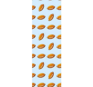 Papier peint rayé frénésie de football - TenStickers