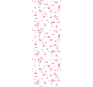 Papel pintado flores de pétalos de rosa - TenVinilo
