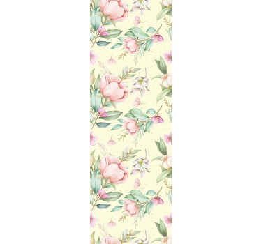 Kvetinová tapeta bezšvové ruže - Tenstickers