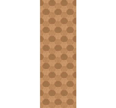 šestiúhelník dřevěné textury efekt tapeta - TenStickers