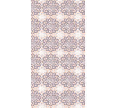 Floral vintage mandala circles wallpaper - TenStickers