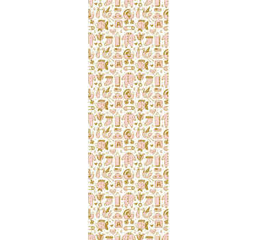 papel de parede para quarto Coisas de bebê - TenStickers
