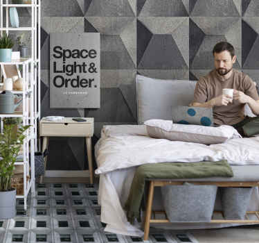 "Béton brut" texture concrete wallpaper - TenStickers