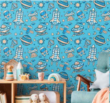 Romutforskningsfantasi tapet moderne - Tenstickers