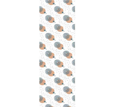 墙纸 艺术 抽象圆点图案 - TenStickers