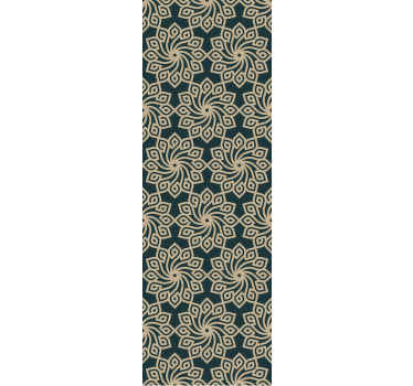 Tapet ornamental model de vârtej ornamentat - TenStickers