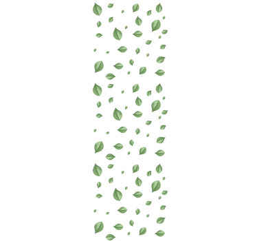 Zöld akvarell szirmok virág háttérkép - TenStickers