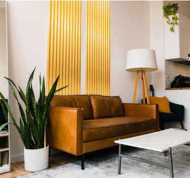 Tapeta złote pasy - TenStickers