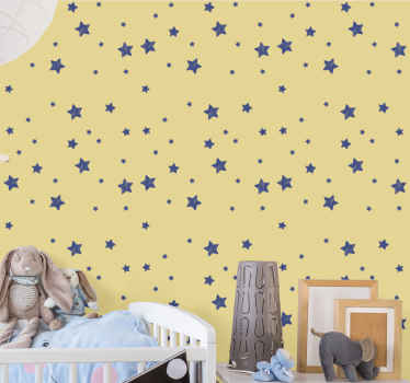 Starry Night Motif stars wallpaper - TenStickers