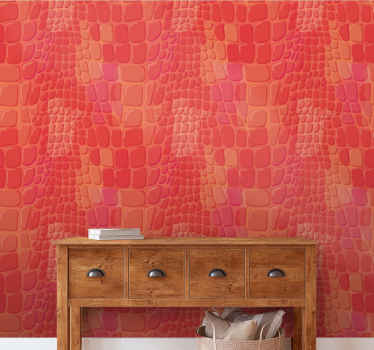 Papel tapiz textura crocodylus abstracto - TenVinilo