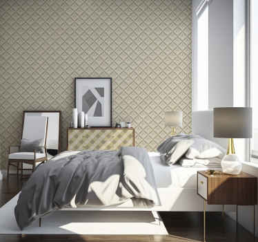 Carta da parati con foglie di ulivo minimal - TenStickers