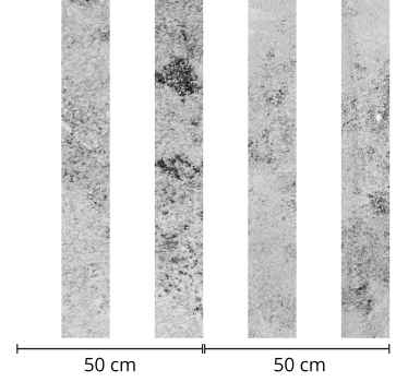 Grey stripe concrete textured Wallpaper - TenStickers