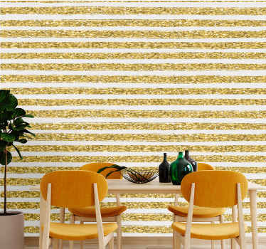 pruhované tapety trblietavé pruhy - Tenstickers