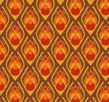 Angular Teardrop geometric wallpaper - TenStickers