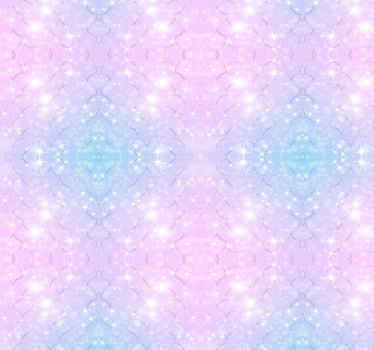 Kinderbehang Zeemeermin glitter weegschaal - TenStickers