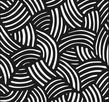 papel de parede escritorio riscas curvadas - TenStickers