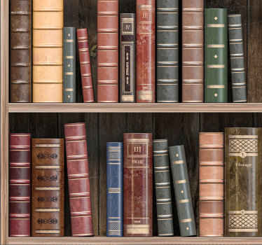 Tapete Büro Bibliothekregal - TenStickers