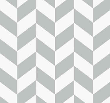 Grey chevron arrows geometric wallpaper - TenStickers