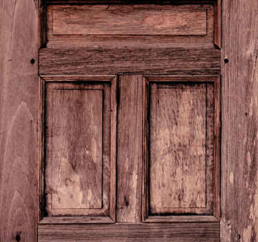 Wooden Panel Texture brick Wallpaper - TenStickers