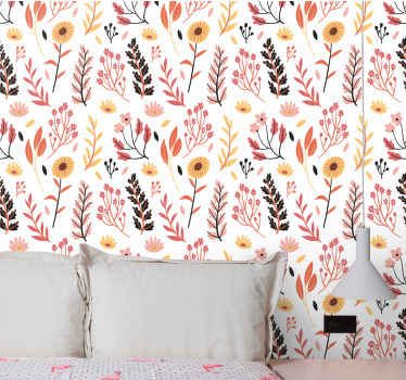 Tapete Natur blumen- und botanisches Design - TenStickers
