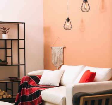 Tapete Wohnzimmer Peach Fuzz - TenStickers