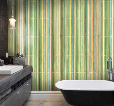 Wood Texture Wallpaper thin bamboo - TenStickers