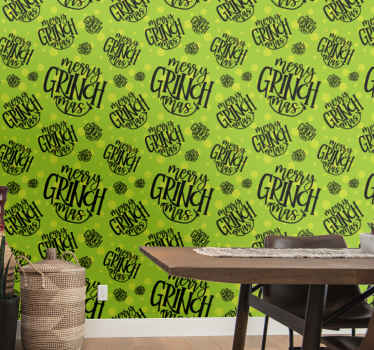 šventinio charakterio raštas kalėdų tapetas sienoms - „Tenstickers“