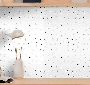 Papel tapiz geométrico triangulos dispersos - TenVinilo