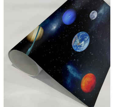 Cosmos Space Planets stars wallpaper - TenStickers