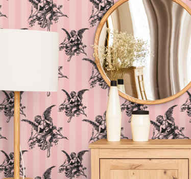 Papel tapiz barroco Ángeles barrocos - TenVinilo