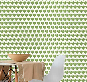 Leaf Pattern Design leaf wallpaper - TenStickers