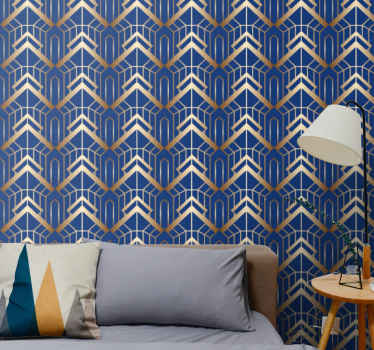Geometric Arrow Point geometric wallpaper - TenStickers