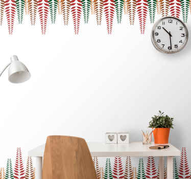 Blumentapete elegante farnformen - TenStickers