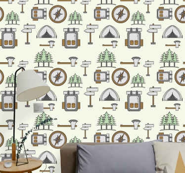 墙纸 艺术 户外探险主题 - TenStickers