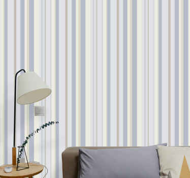 vertikálne pruhované tapety šedý elegantný motív - Tenstickers