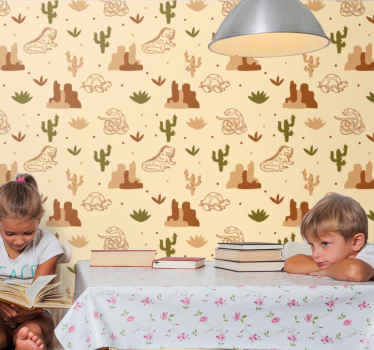 Desert Fauna Theme animals wallpaper - TenStickers