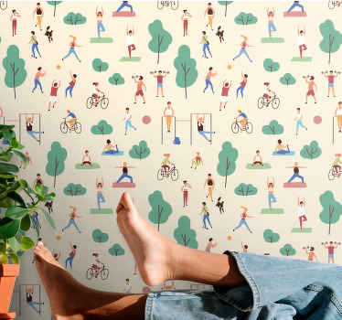 tapety na stenu príroda vonkajšie aktivity - Tenstickers