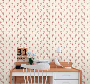 tapety na stenu kvety kvetinový bezšvový vzor - Tenstickers