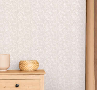 Abstrakteja kasvokuvioita taidetapetti - Tenstickers