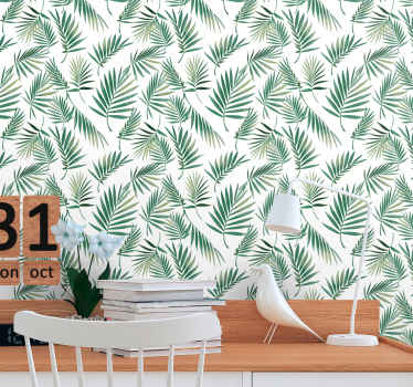 Papel pintado naturaleza motivo tropical exuberante - TenVinilo