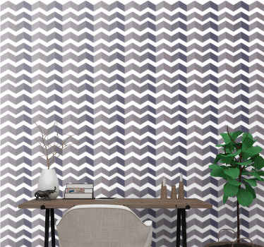 Tapete geometrisch chevron-formen - TenStickers